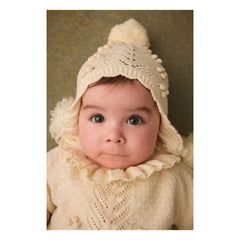 Louise Misha - Isolina Fringed Hat | Cream