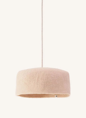 Muskhane - Double-Sided Felt "Yurt" Lampshade | Dusty pink