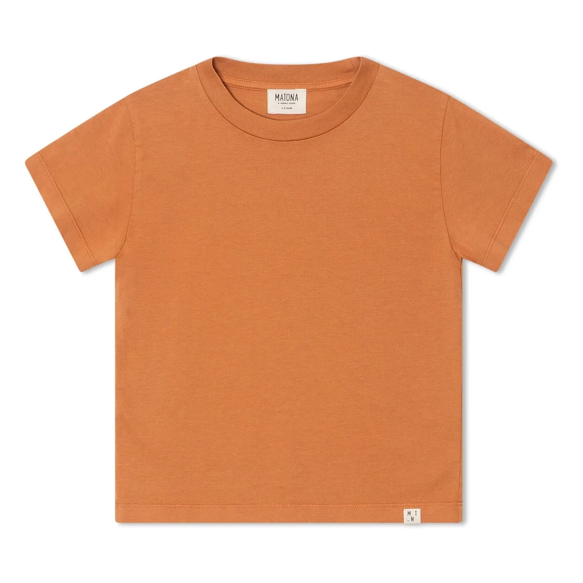 Matona - Summer Unisex Organic Cotton T-Shirt | Orange