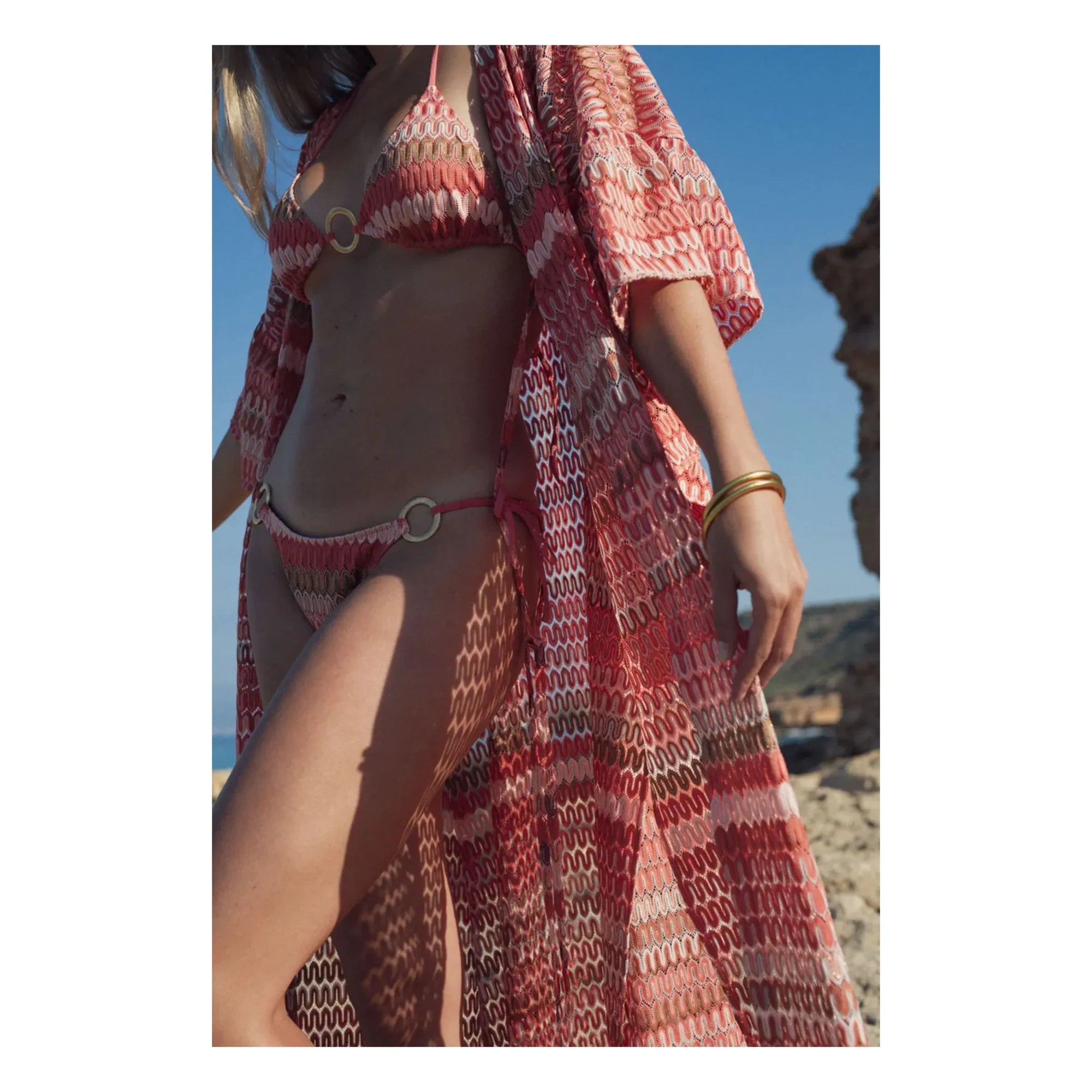 Lison Paris - Sunset Bikini Bottom | Coral