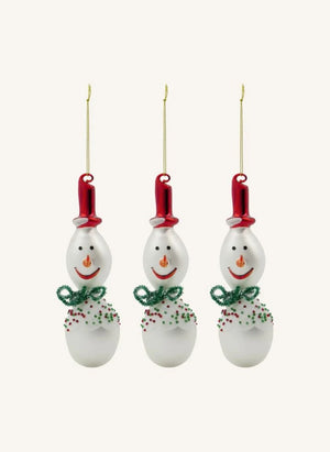 House Doctor - Christmas decoration snowmen - set of 3