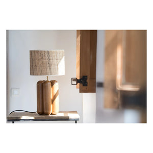 Cosin - Raffia Lampshade Table Lamp Charlotte | Natural