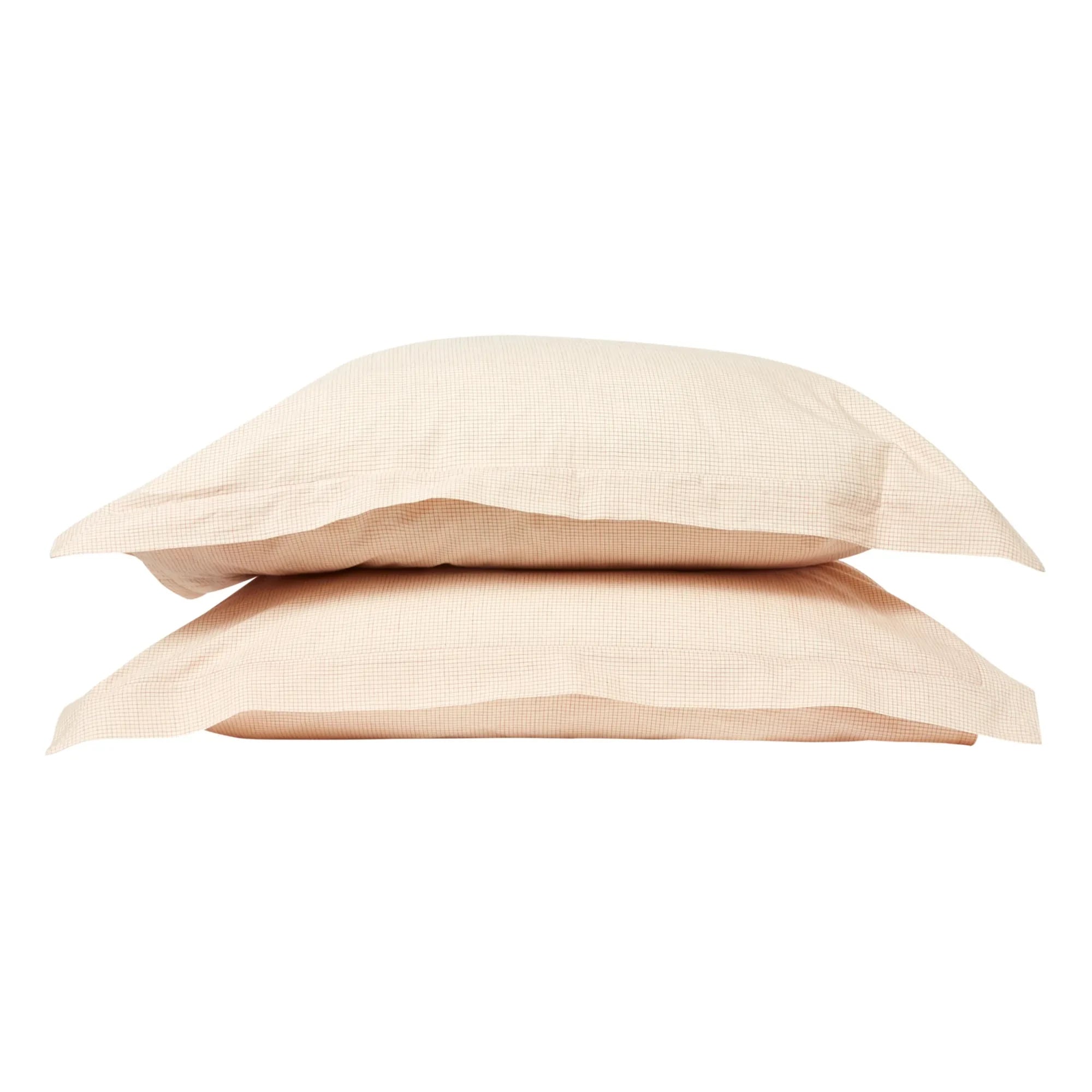 Scarlette Ateliers - Grace Handwoven Cotton Pillowcases - Set of 2 | Red