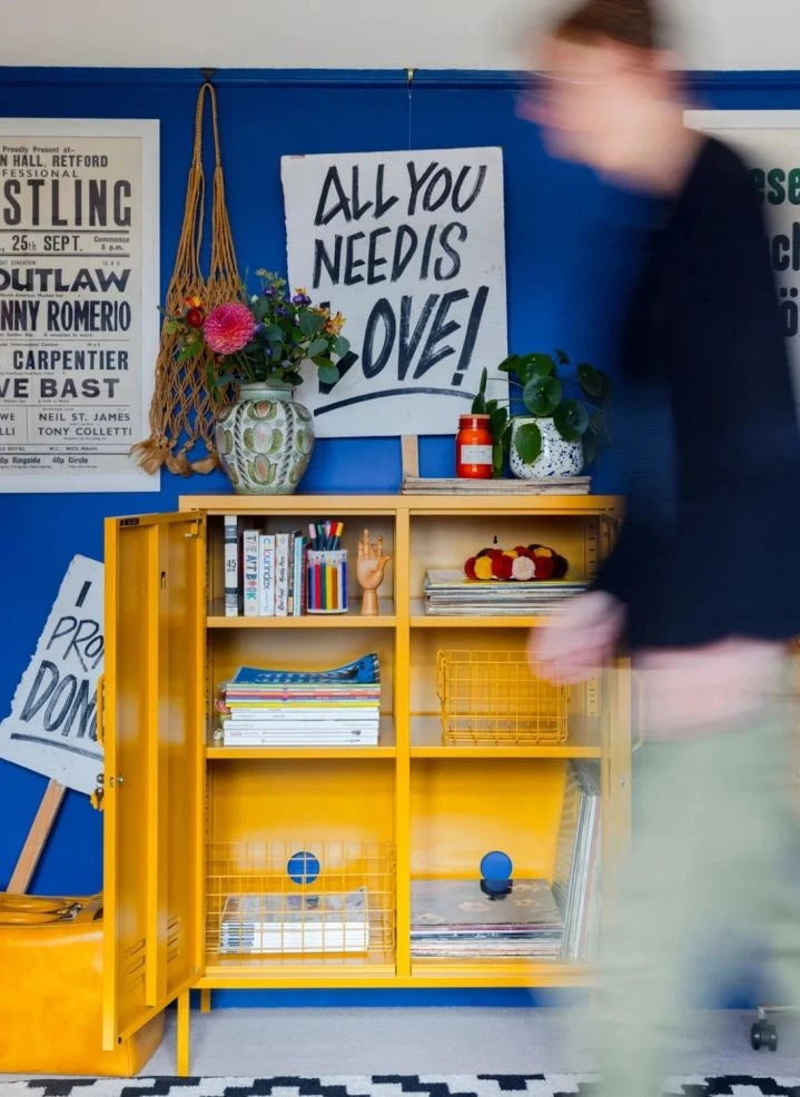 Mustard Made - Midi Metal Storage Unit | Light Yellow