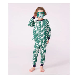 Petit Bateau - Crocodile Pajama and Mask Set | Green