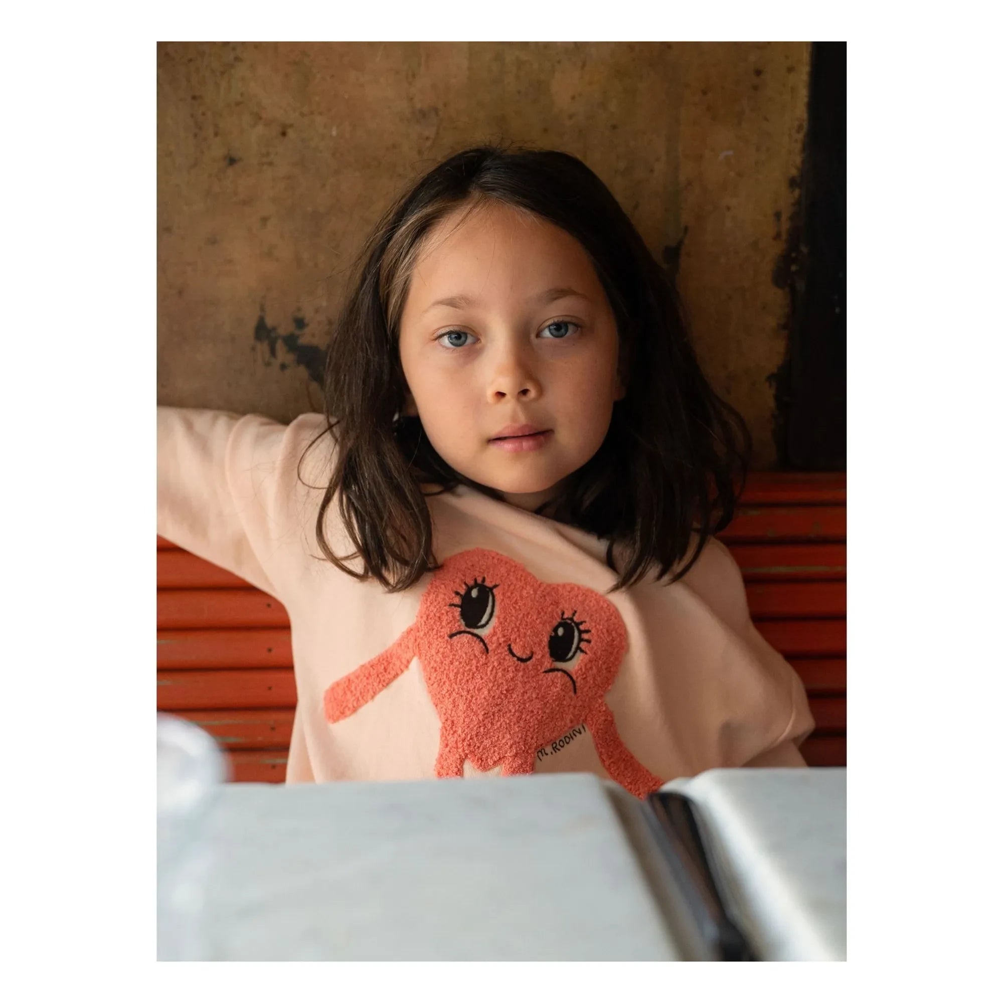 Mini Rodini - Sweat Heart Organic Cotton | Light Pink