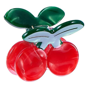 Rockahula Kids - 2-piece Cherry Pearl Hair Clip Set | Green