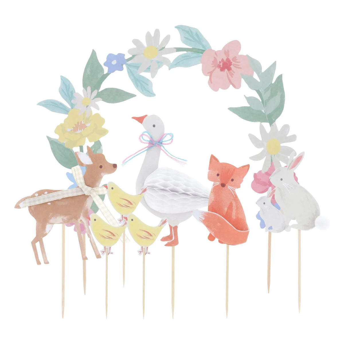 Meri Meri - Little Garden birthday cake decorations