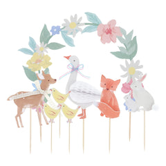 Meri Meri - Little Garden birthday cake decorations