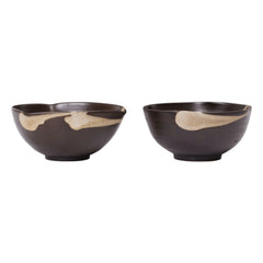 Ferm Living - Matcha bowls - Set of 2 | Brown