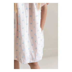 Jenest - Bella Pois Cotton Organic Balloon Dress | Light Pink