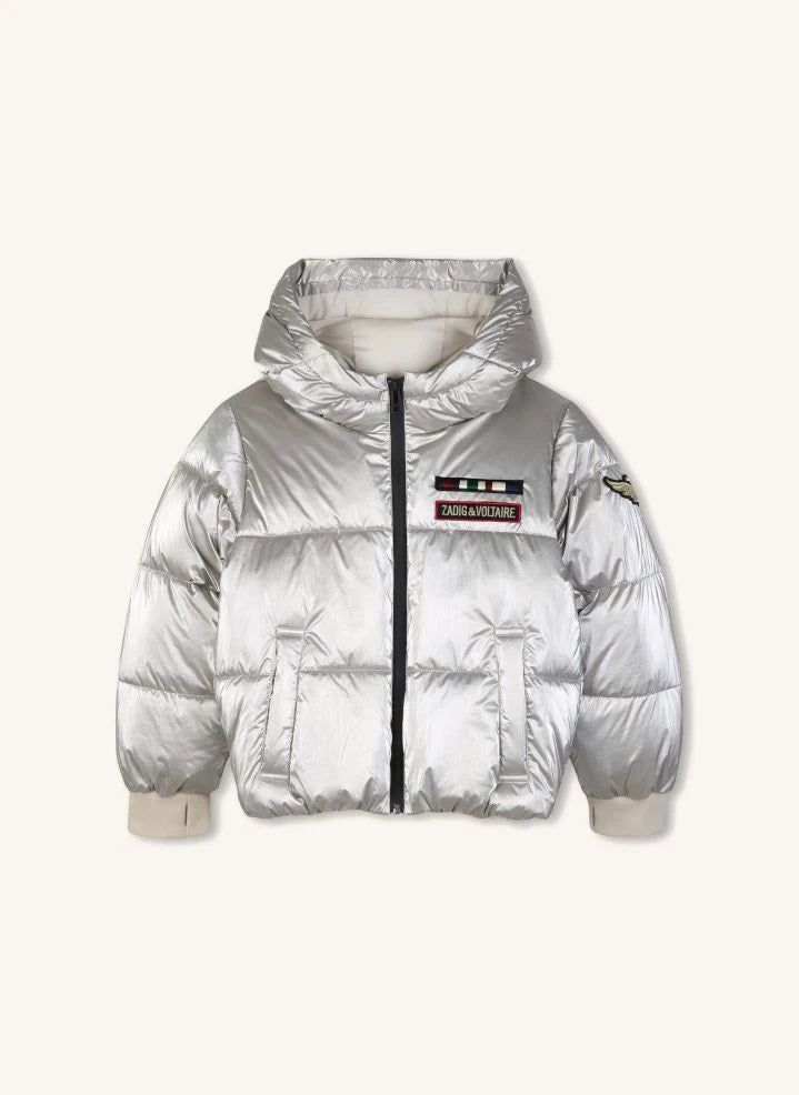 Zadig & Voltaire - Badge puffer jacket Zadig et Voltaire | White