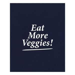 Sporty & Rich - Sweat Eat More Veggies | Navy Blue
