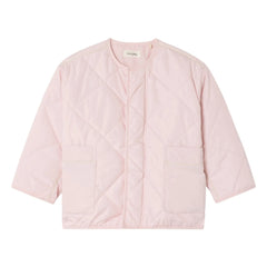 American Vintage - Vowbay Water-Repellent Quilted Jacket Made from Recycled Fibers | Pale Pink