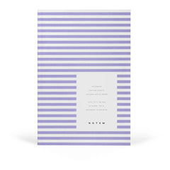 Notem - Vita Çizgili Defter | Lavanta