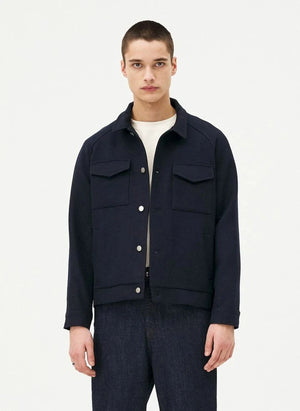 Noyoco - Palma Recycled Wool Jacket | Navy