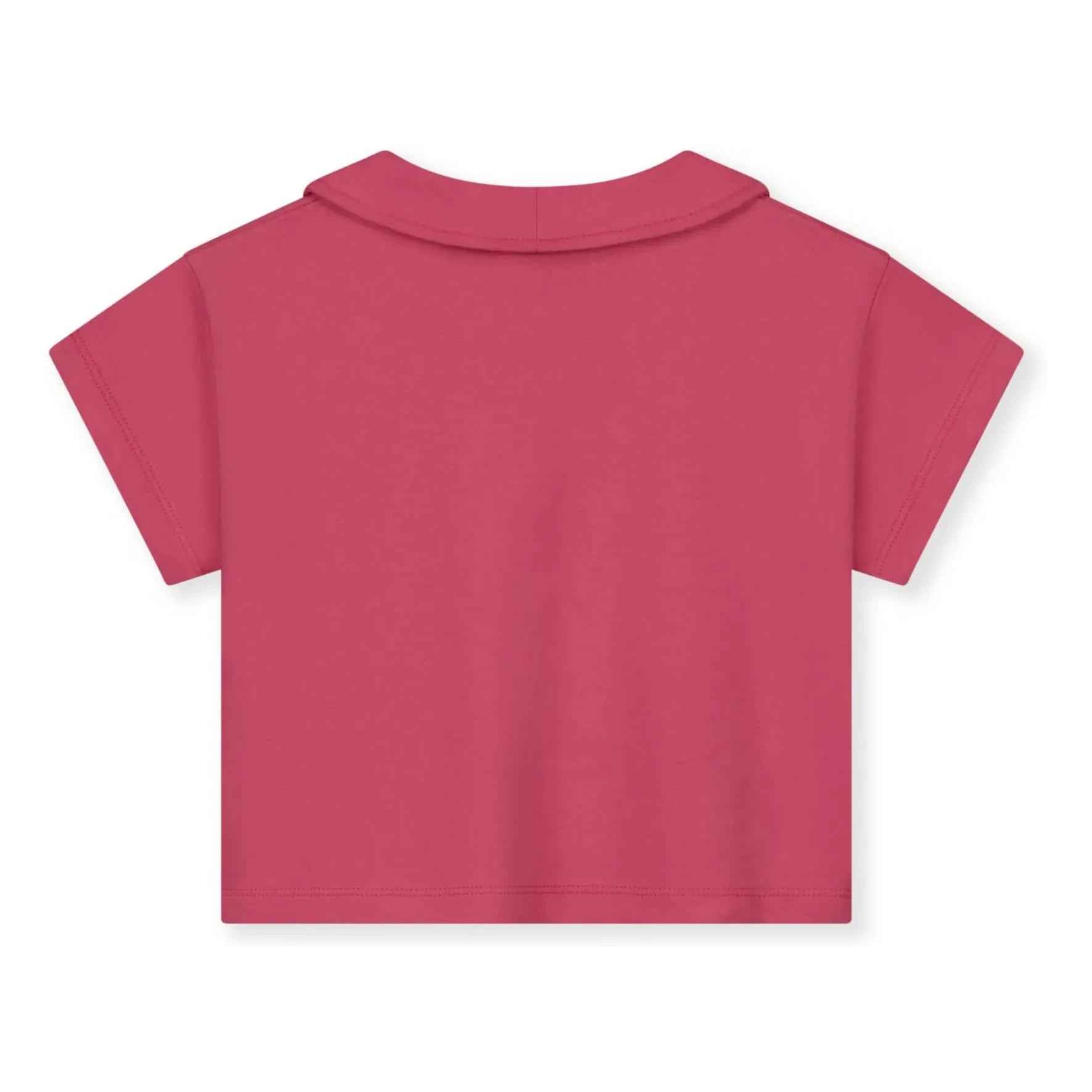 Gray Label - Claudine Collar T-Shirt Organic Cotton | Fuchsia