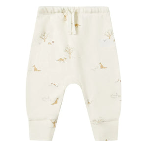 Quincy Mae - Organic Cotton Fox Pants | Ivory