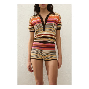 Faithfull the Brand - Polo Sand Stripes | Beige