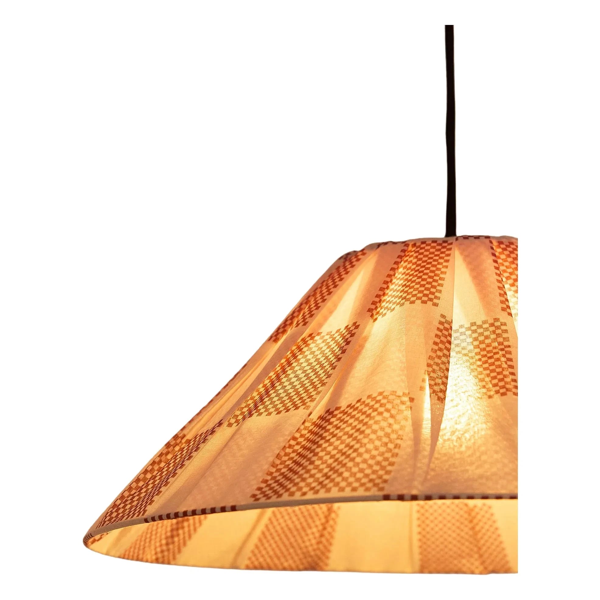 Nobodinoz - Ava Striped Lampshade | Red