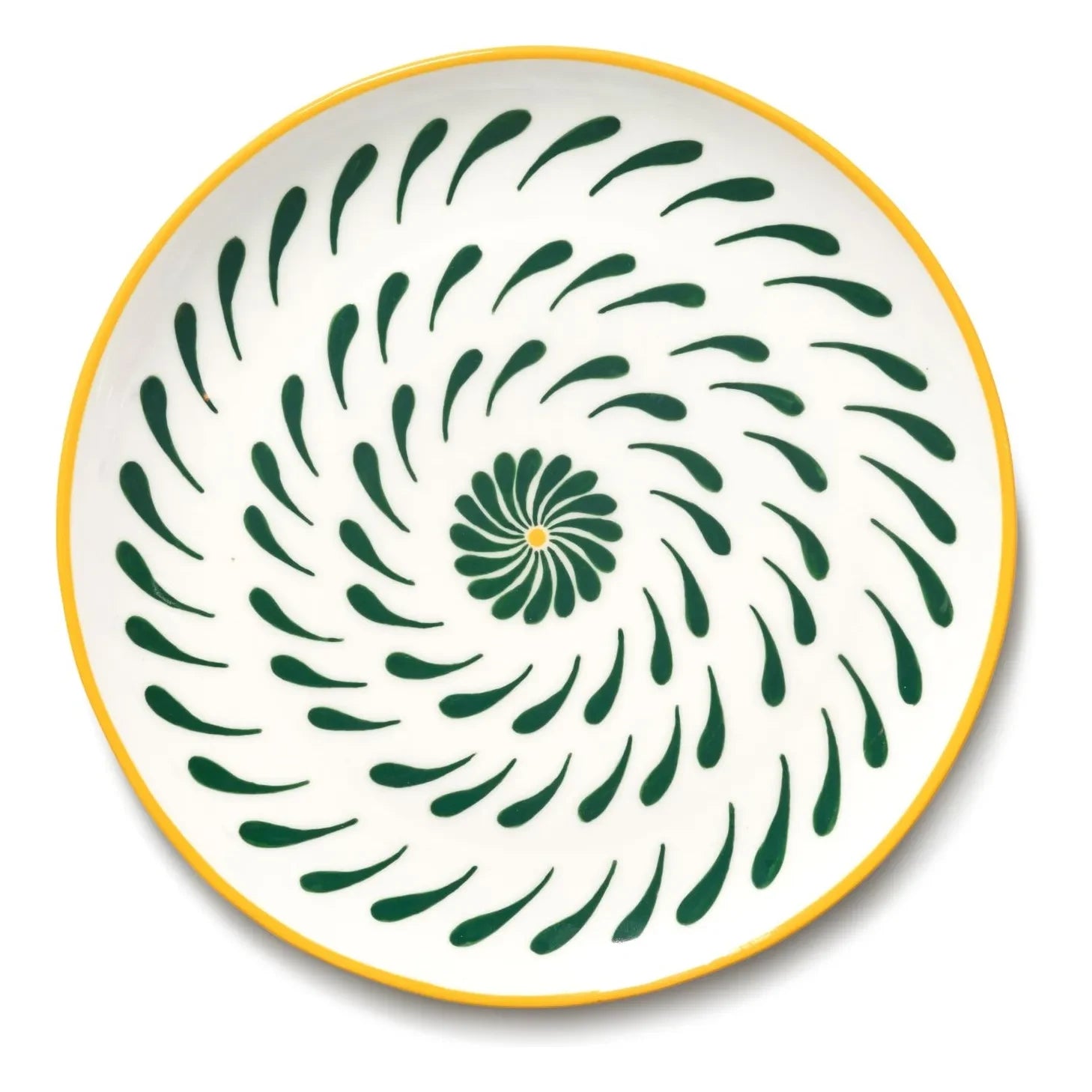 Serax - Baazar Dessert Plates, Waww La Table - Set of 4 | Yellow