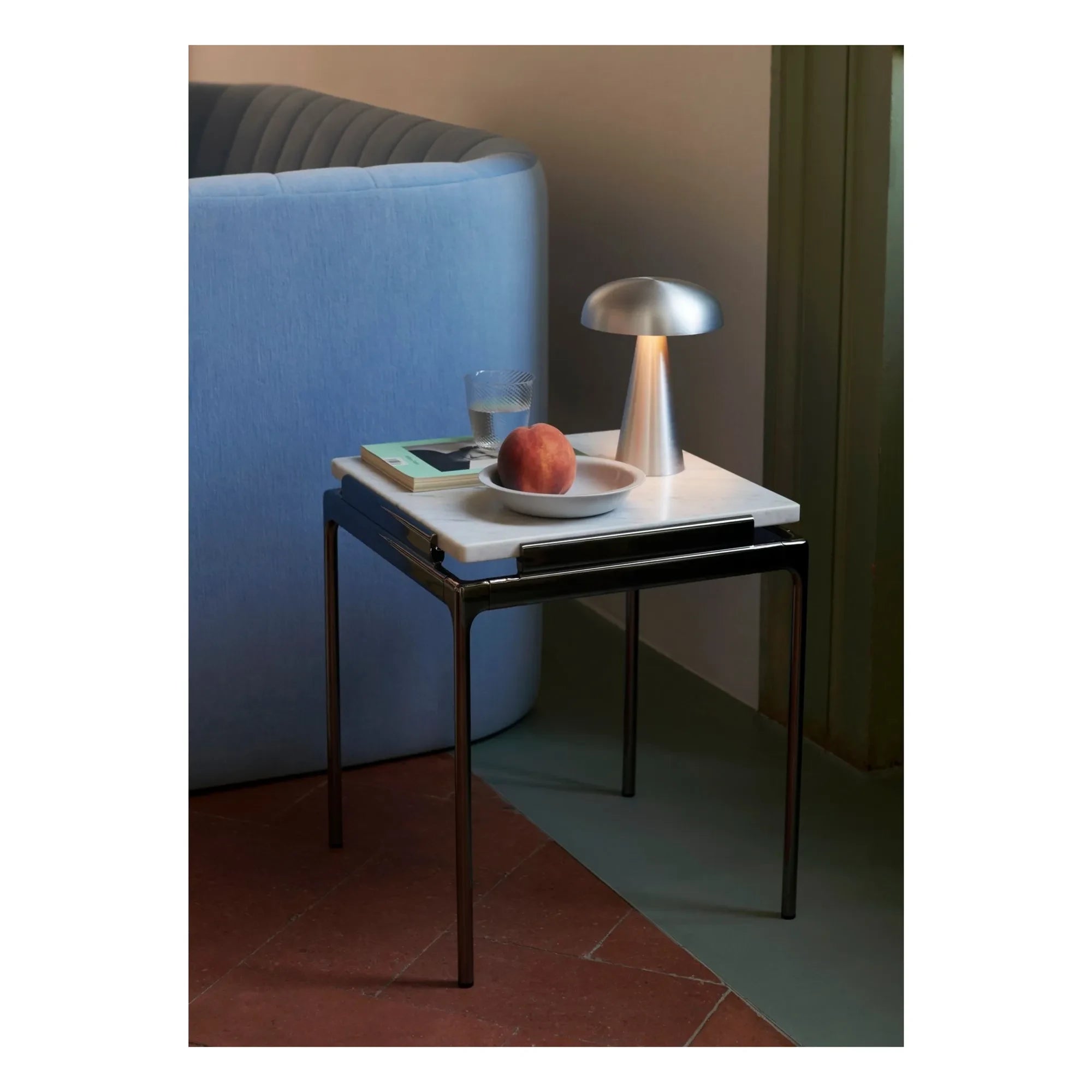 & Tradition - Sett LN11 Side Table, Luca Nichetto | White Marble