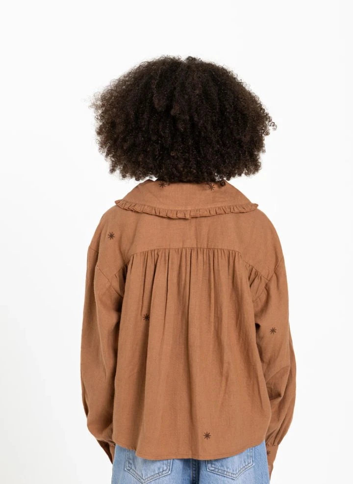 Hundred Pieces - Candy Stars Blouse | Brown