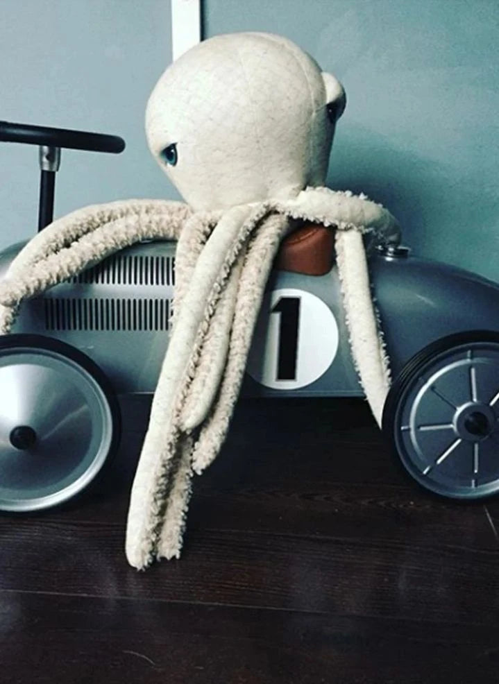 Bigstuffed - Albino Devil Octopus Plush Toy 60 cm | White