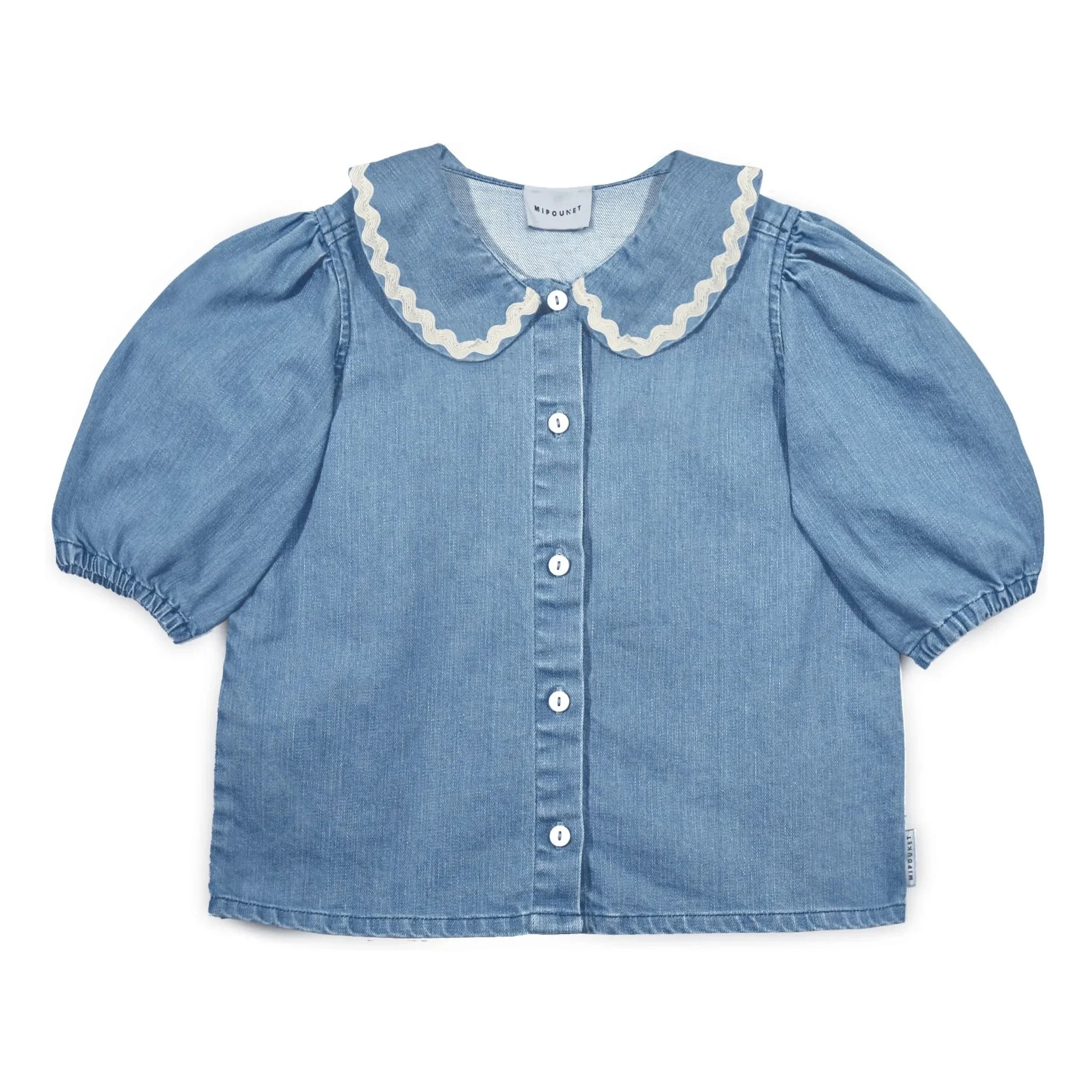Mipounet - Denim bluz Claudine Louise | Açık Mavi