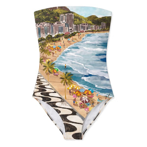 Farm Rio - Copacabana One-Piece Swimsuit | Blue