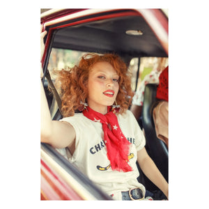 Sisters Department - Marta Linen & Cotton T-Shirt | Ecru
