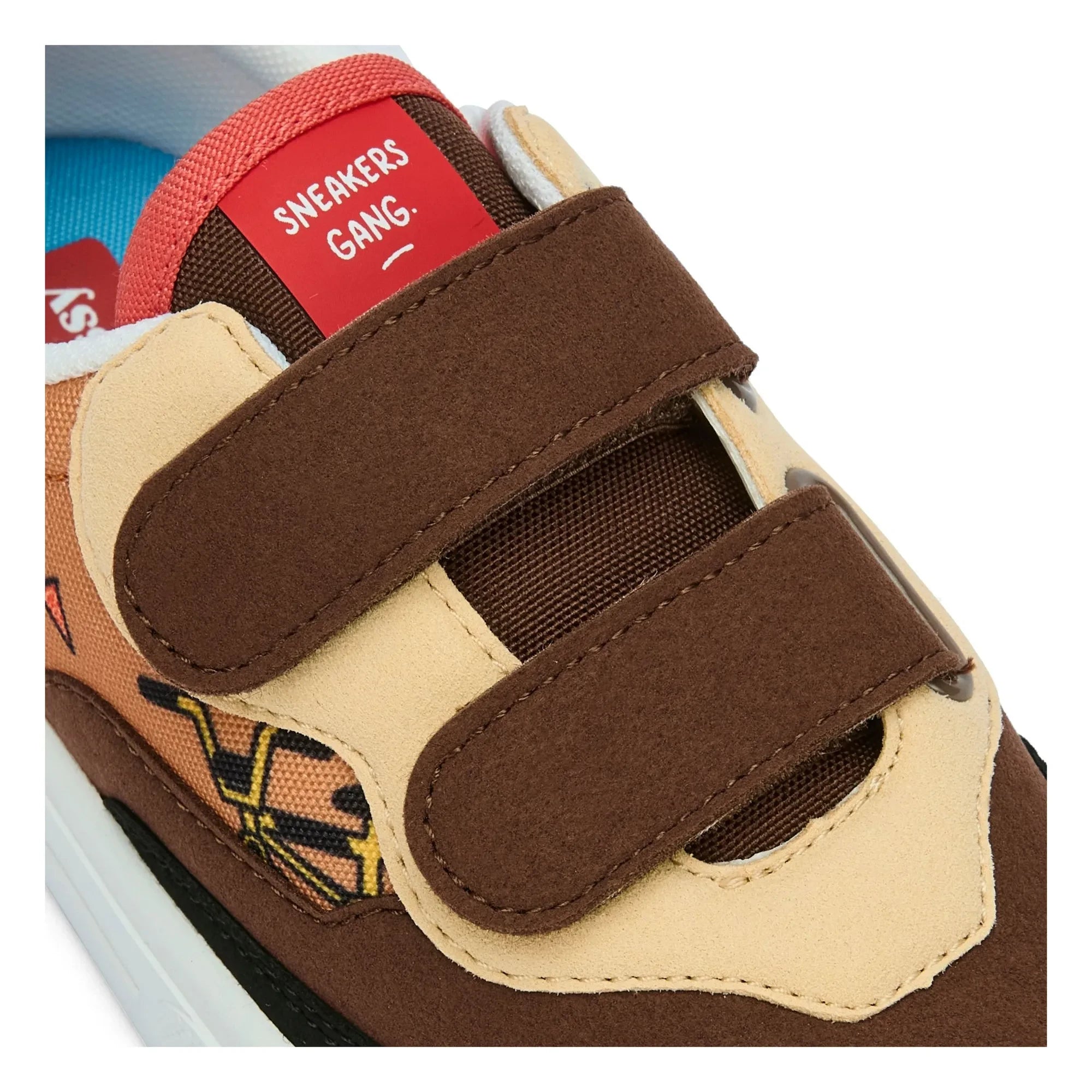 Hello Hossy - Mascots Ride Cartoon Sneakers | Brown