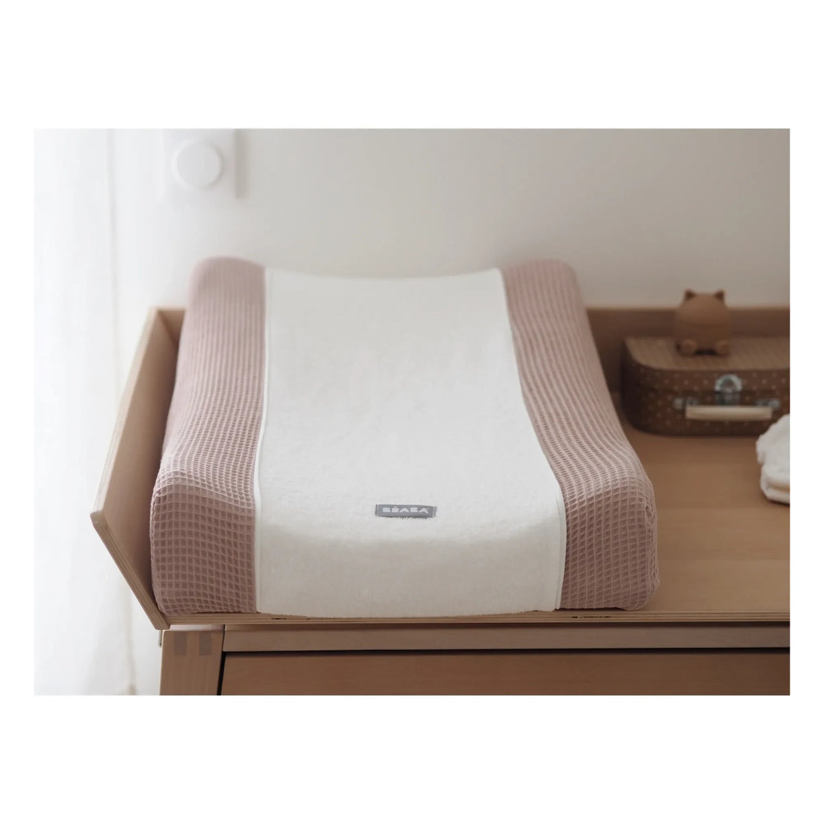 Béaba - Sofalange Changing Pad Cover | Dusty Pink