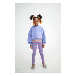 Repose AMS - Organic Cotton Logo Crop Sweatshirt | Lilac