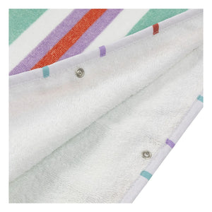 Jera Mini - Striped Towel Hooded Bath Poncho