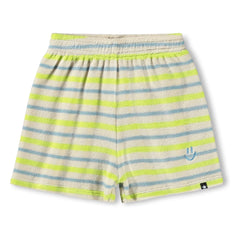 Molo - Striped Organic Cotton Shorts | Ecru