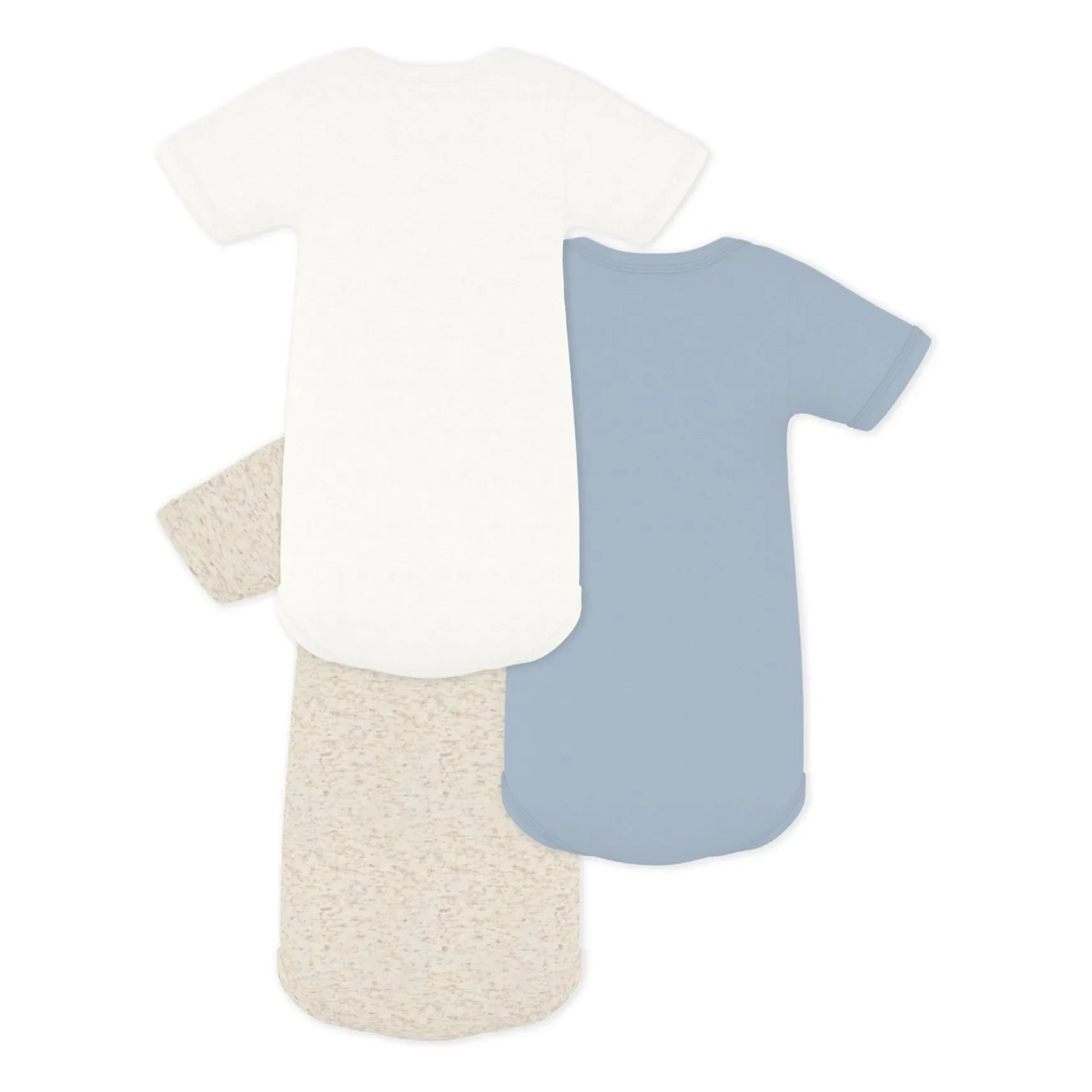 Petit Bateau - Pack of 3 Bodysuits | Blue
