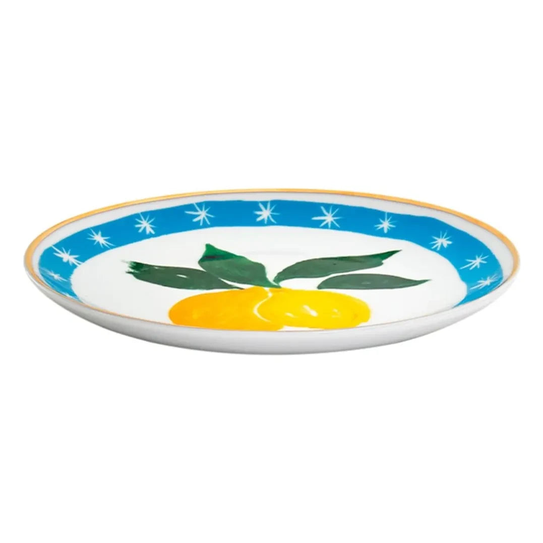 Bitossi - Con Amore Plate, Chiara Perano | Blue