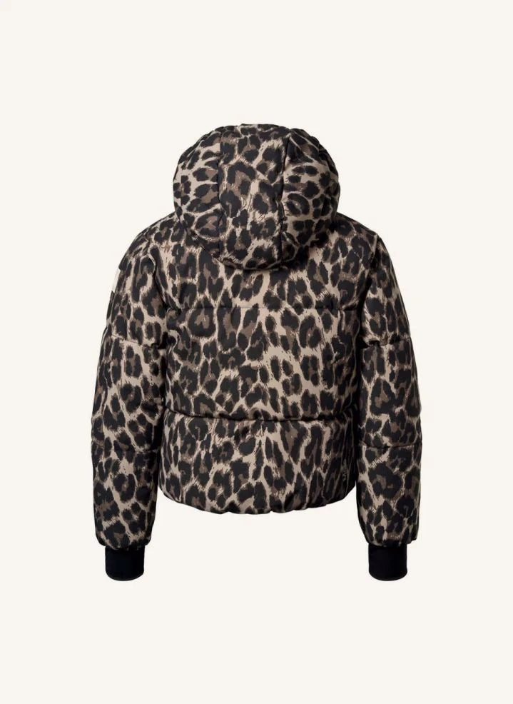 Molo - Hansine Pro Leopard şişme mont | Kahverengi