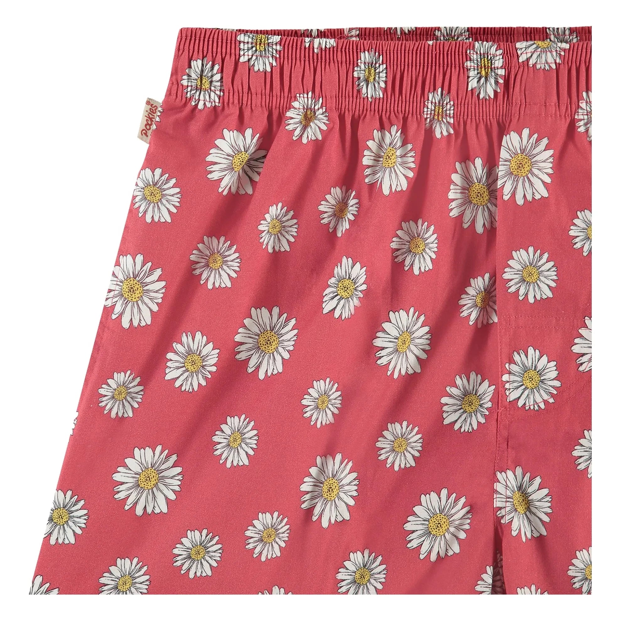 Pockies - Red Flower Boxer Shorts | Red