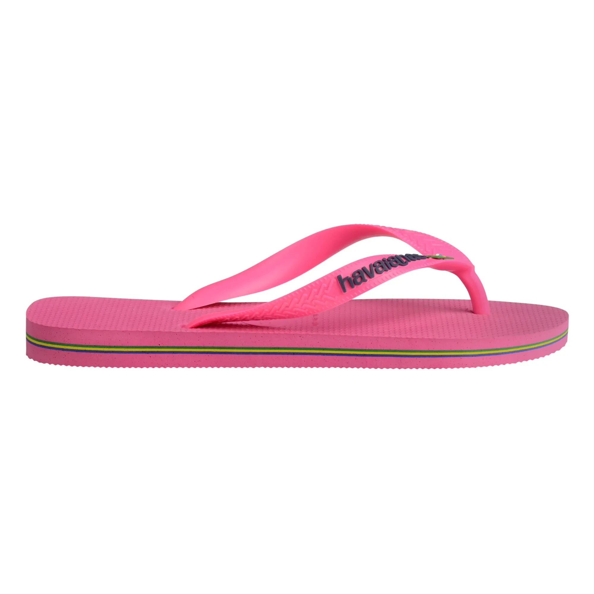 Havaianas - Brasil Logo Neon Parmak Arası Terlik | Pembe
