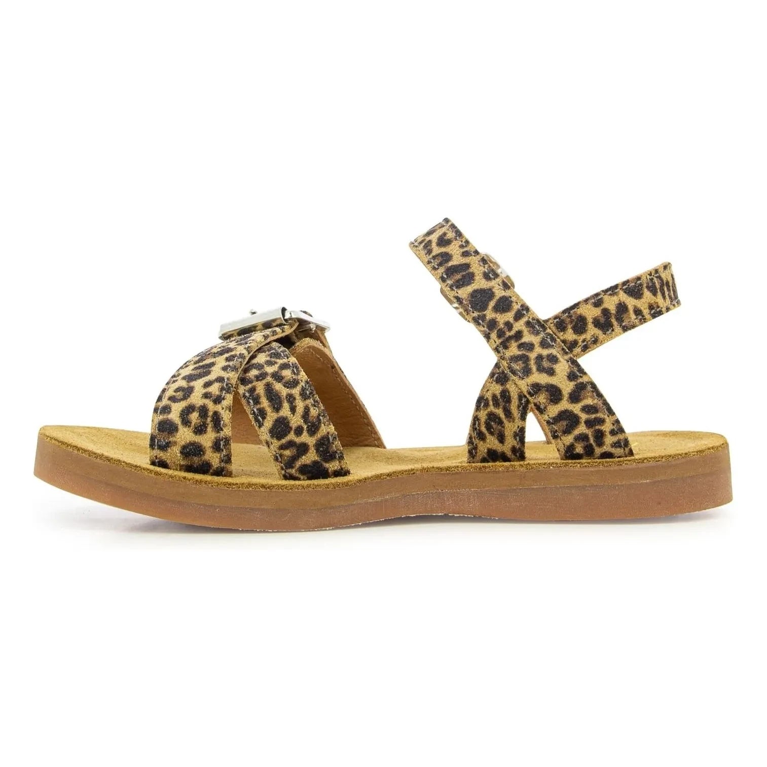 Pom d'Api - Beach-Air Crossy Sandal | Leopard