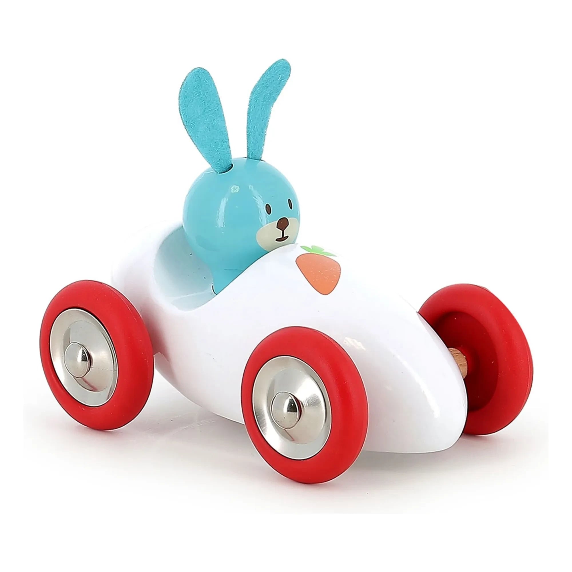 Vilac - Raoul the Bunny Car | White
