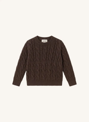 Smallable Woman - Marguerite Wool Sweater | Brown