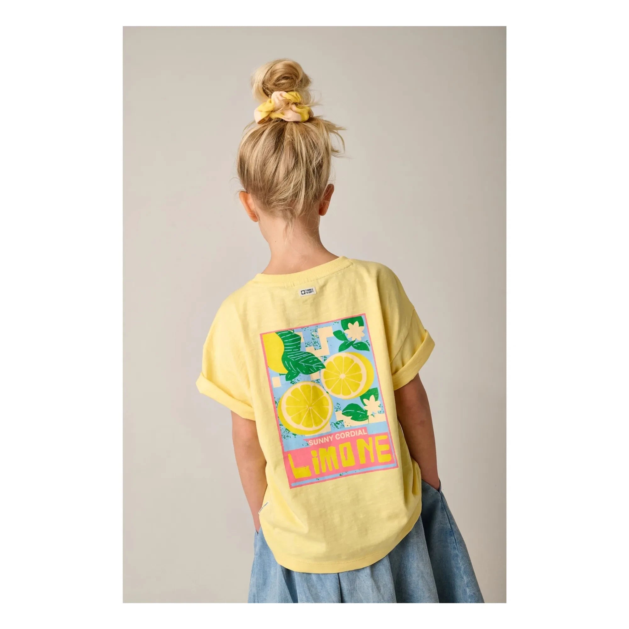 Tumble N'Dry - Oversized Lemon T-shirt Organic Cotton | Yellow