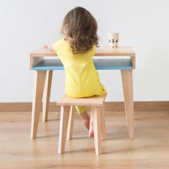 Paulette et Sacha - Point-Virgule Stool | White