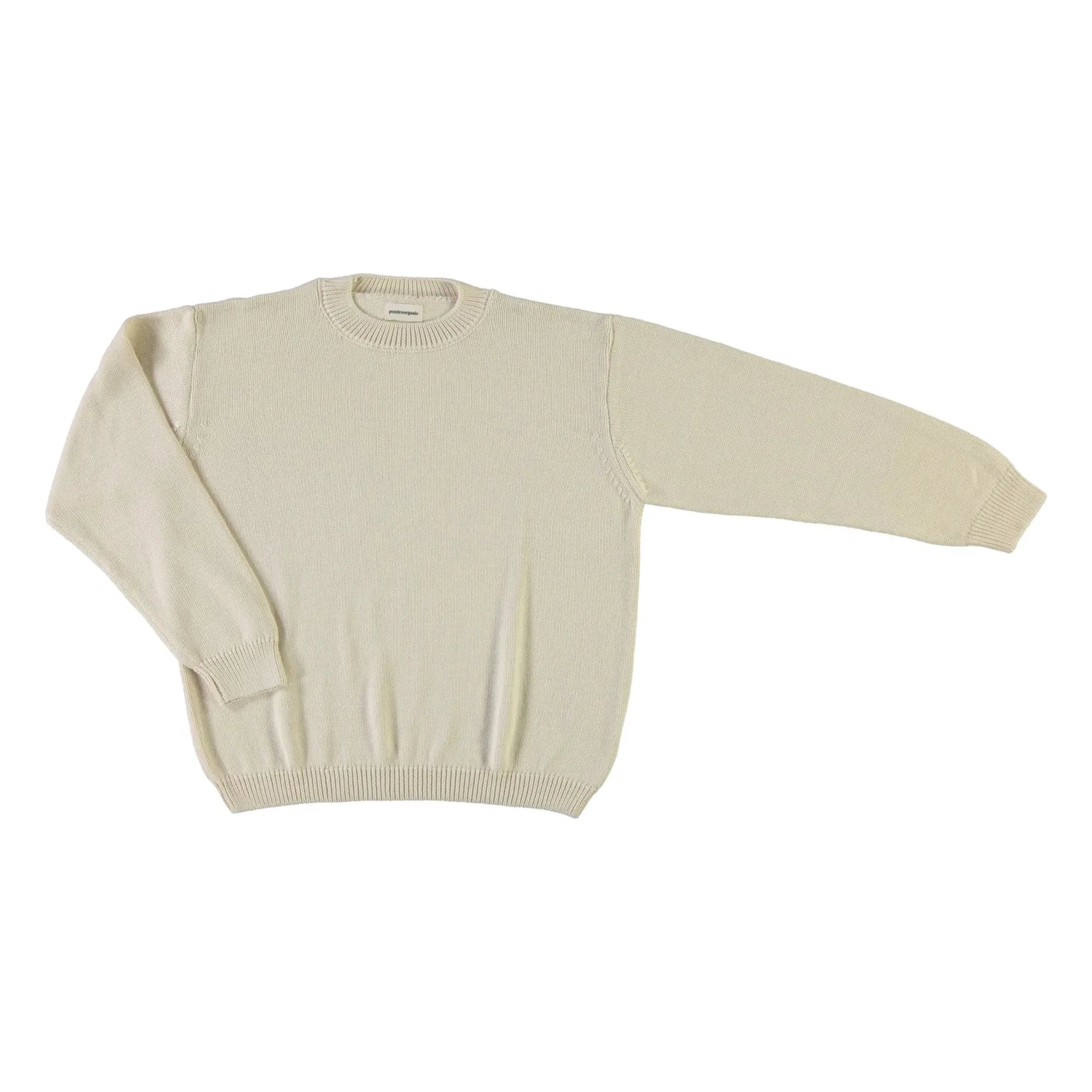 Poudre Organic - The Adulte Organic Cotton Sweater | Ecru