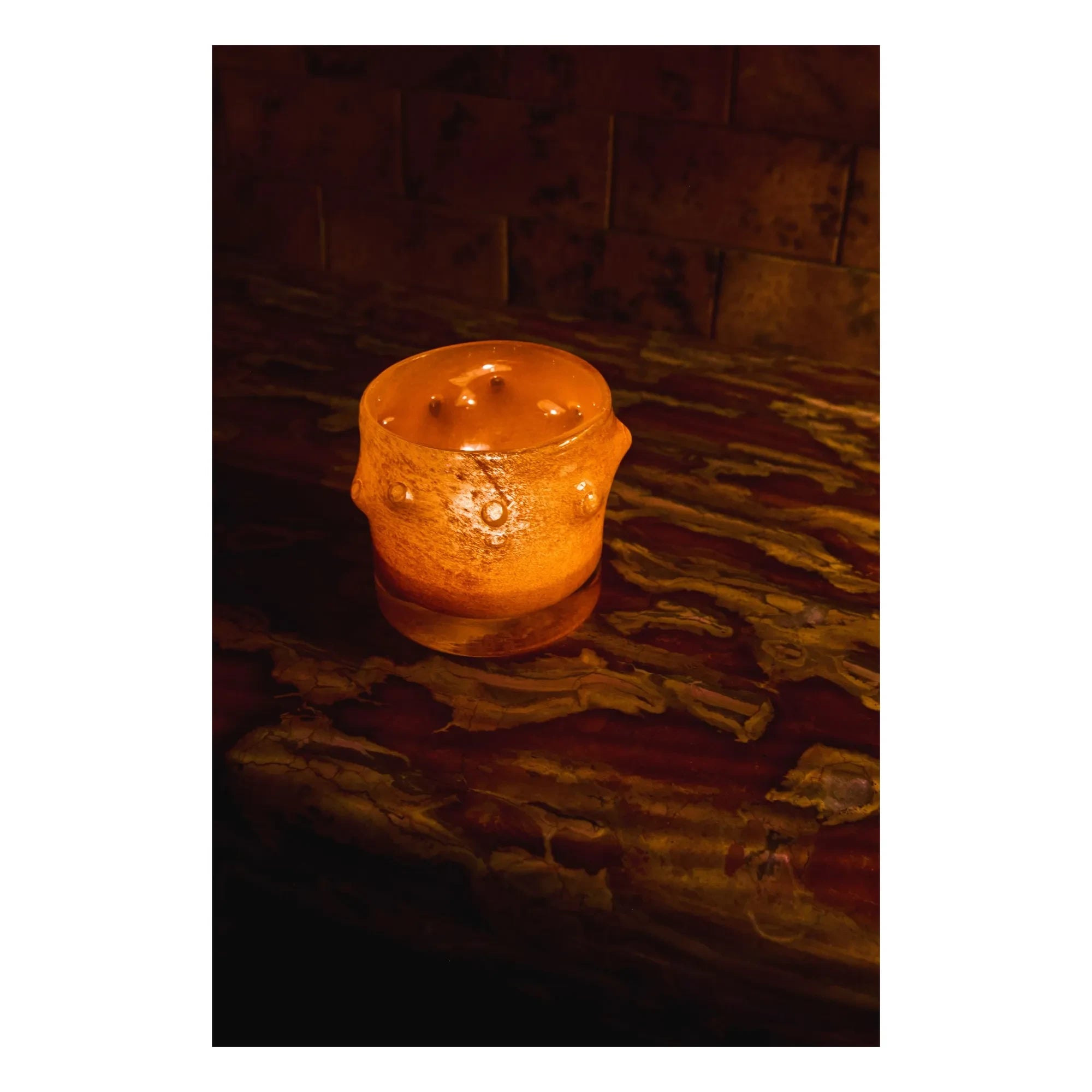 Olsson & Jensen - Amina Candle Holder | Orange