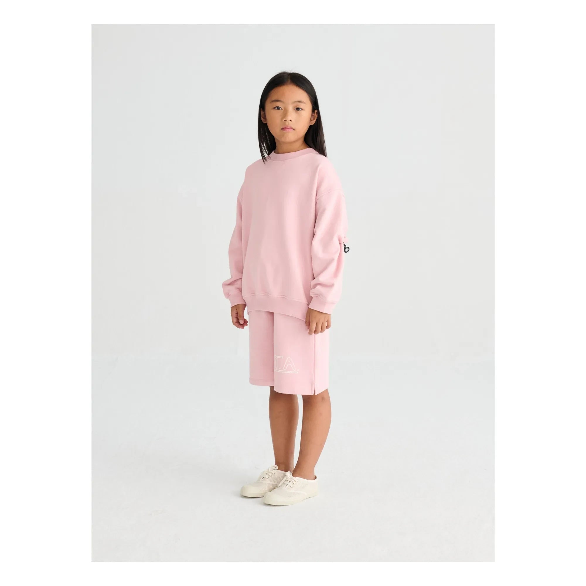 True Artist - Sweat N°11 True Artist Organic pamuk | Soluk Pembe