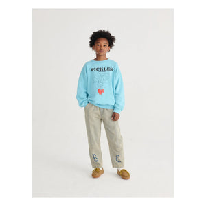 Bobo Choses - Pickles Organic Cotton Sweatshirt | Light Blue